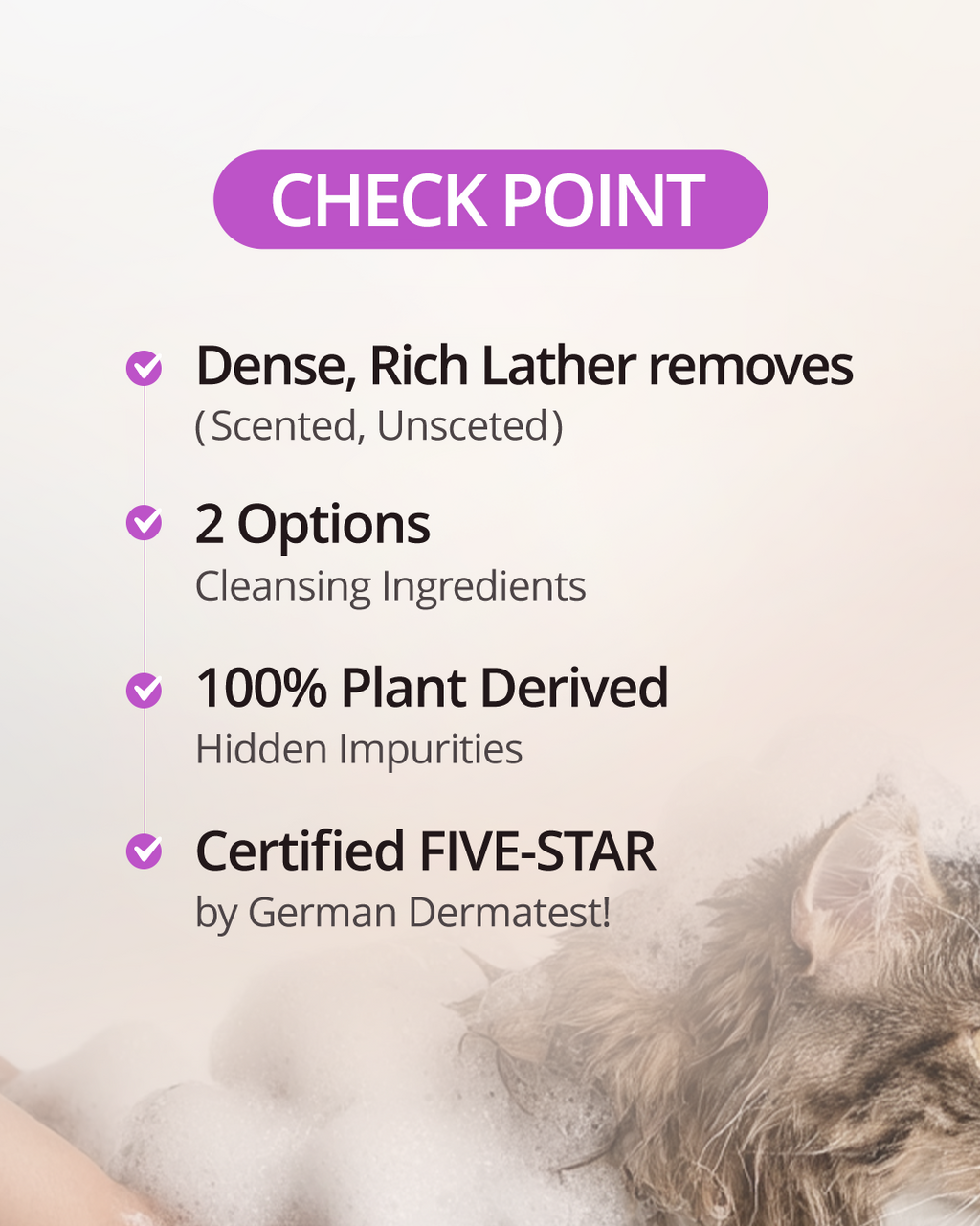 Hypoallergenic Shampoo (for katt - uten duft) 300ml