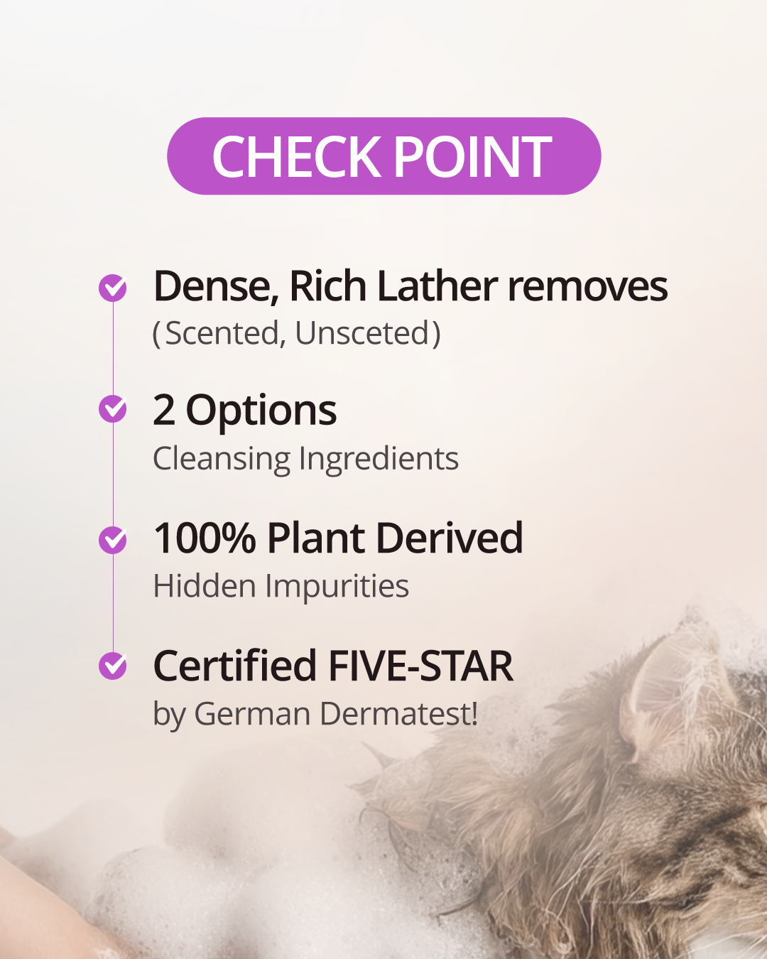Hypoallergenic Shampoo (for katt - uten duft) 300ml
