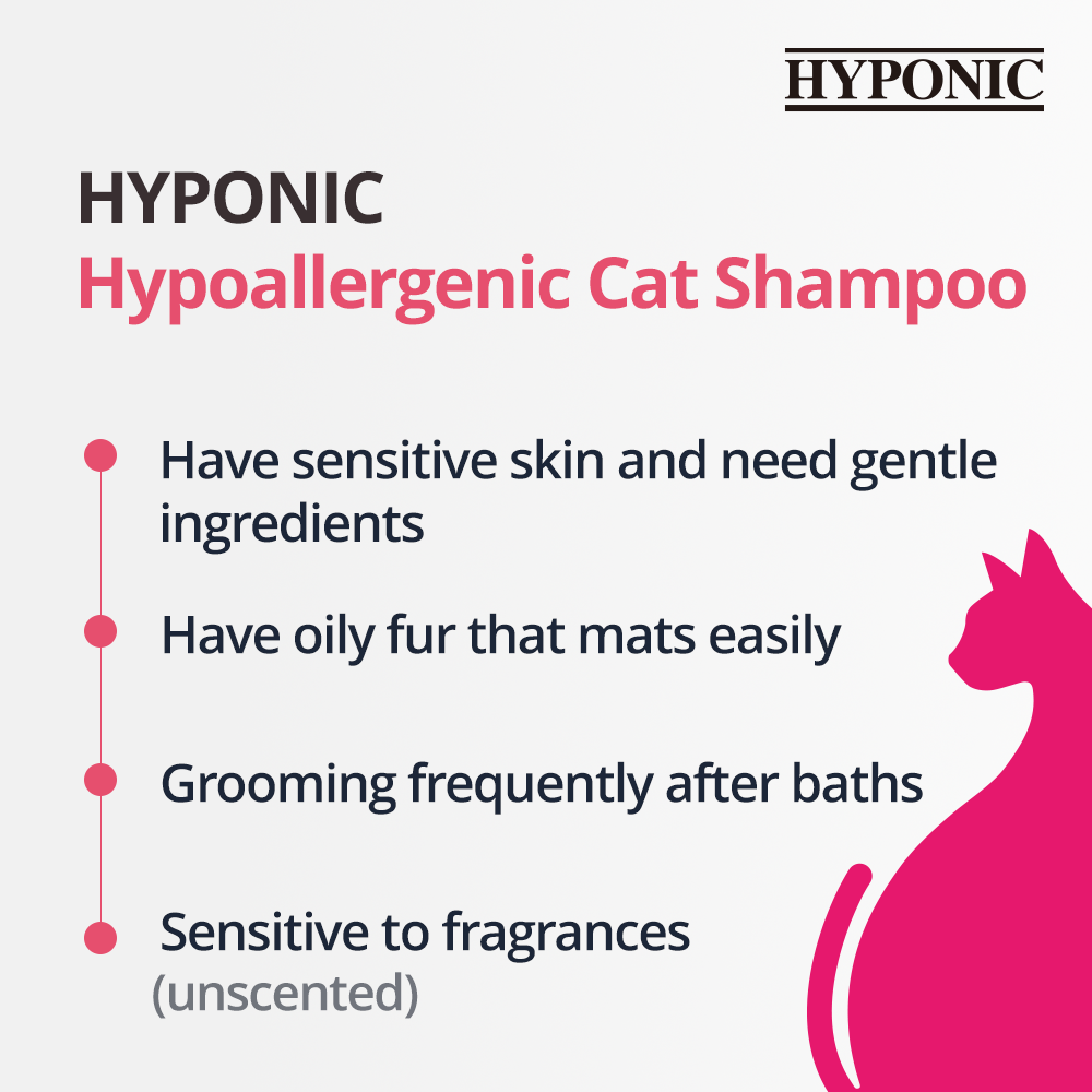 Hypoallergenic Shampoo (for katt) 300ml