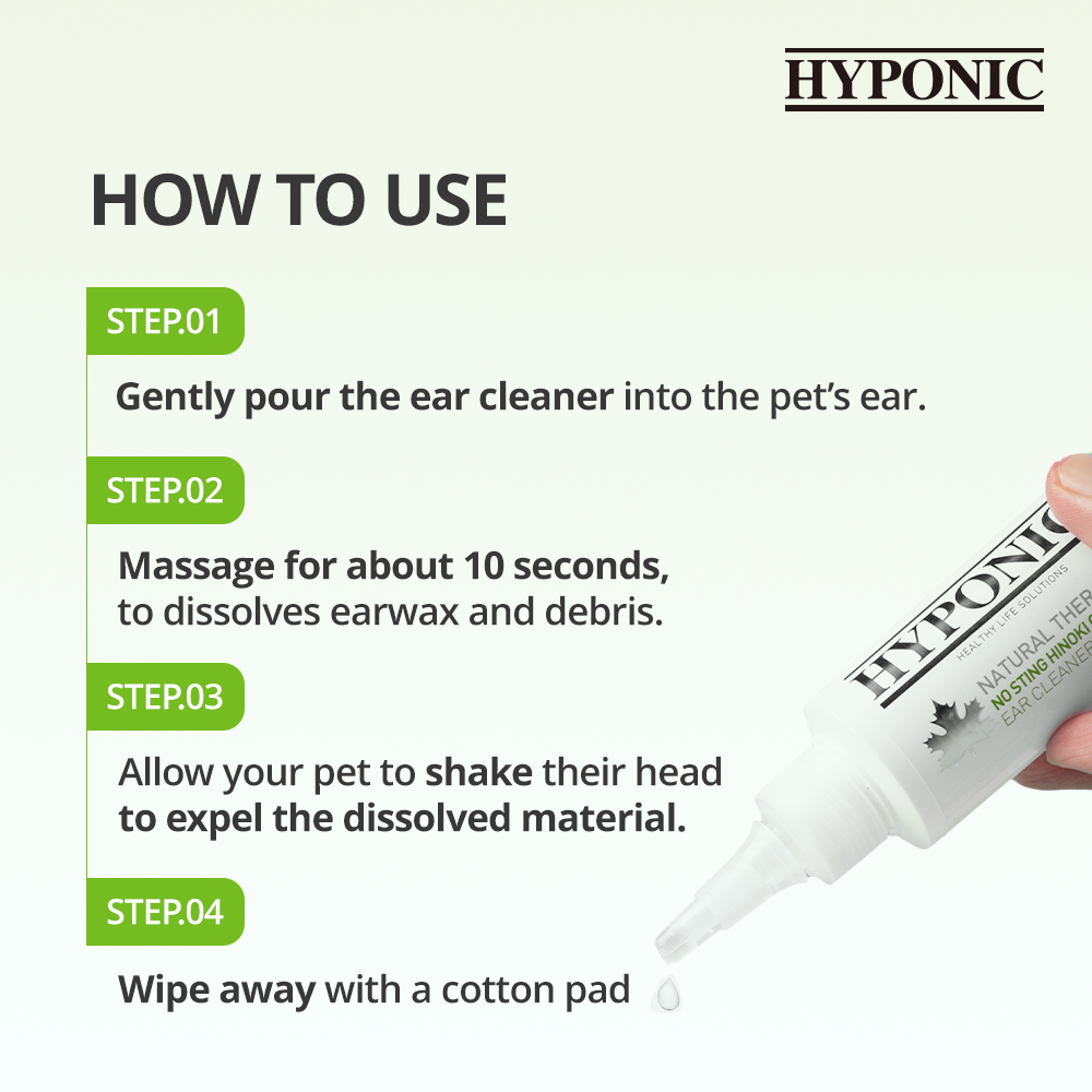 No Sting Hinoki Cypress Ear Cleaner (for all cats)  120ml